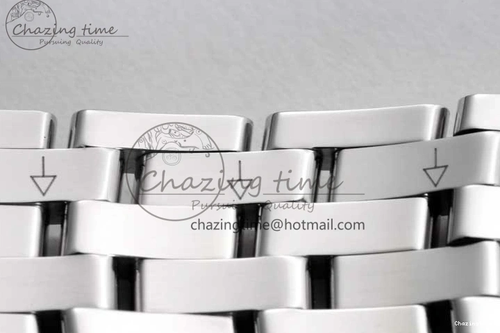 0325 HighPerformance De Ville SS DIWF 1:1 Best Edition Gray White Dial Blue Markers on SS Bracelet MIYOTA 7852